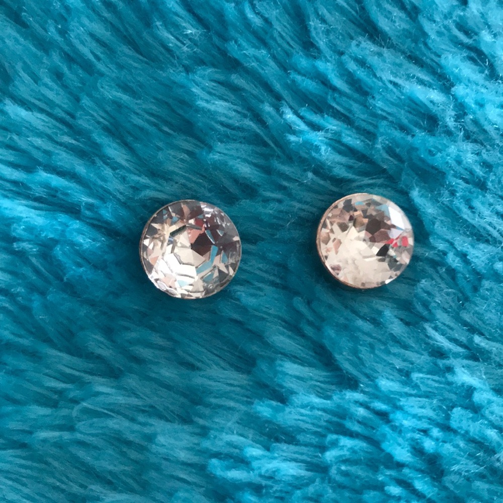 cubic zirconia stud earrings